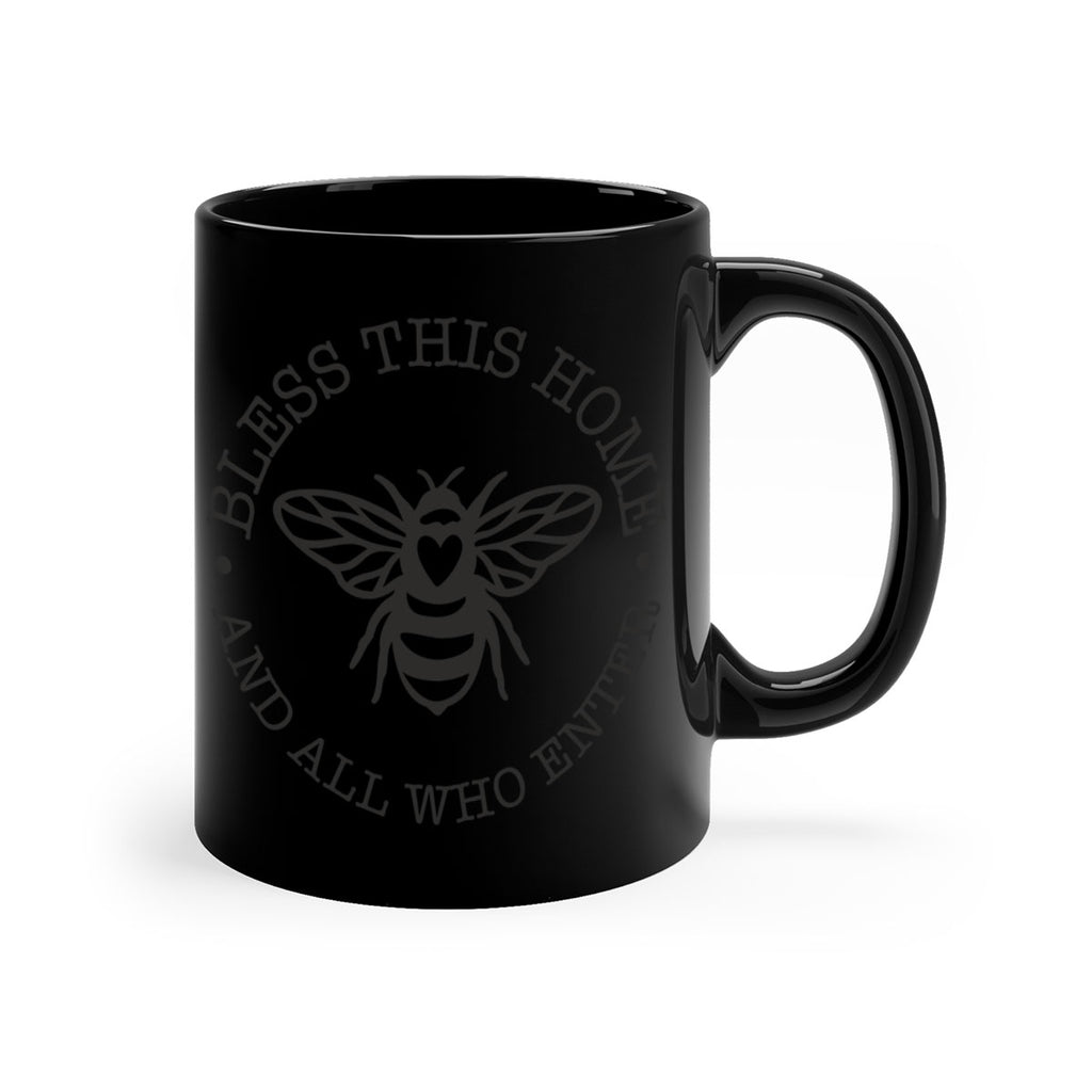 Bless this Home Bee59#- spring-Mug / Coffee Cup