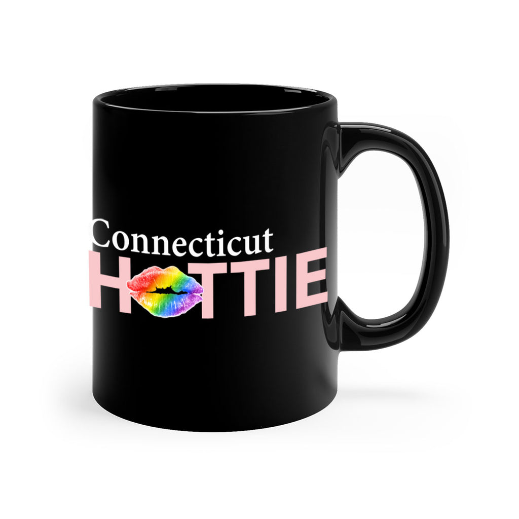 Connecticut Hottie with rainbow lips 58#- Hottie Collection-Mug / Coffee Cup