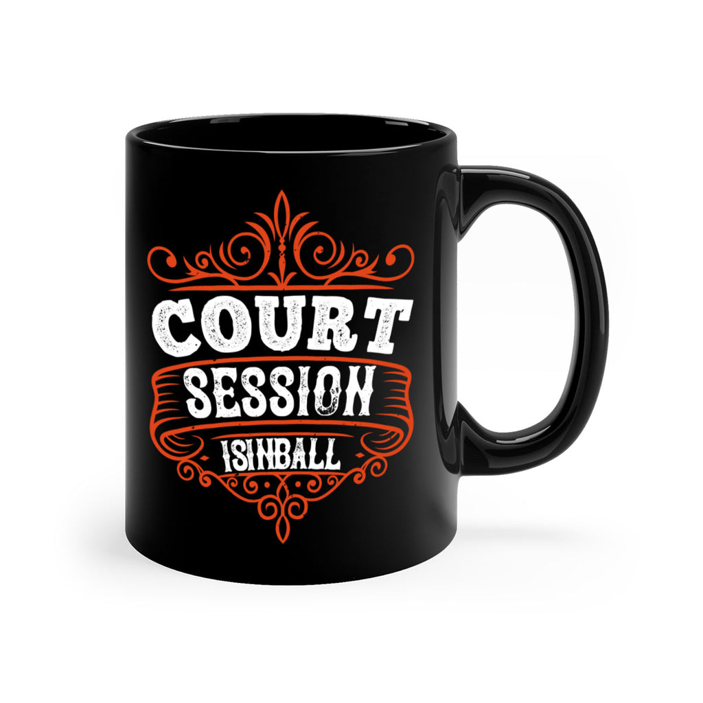 Court is in ball session 1350#- basketball-Mug / Coffee Cup