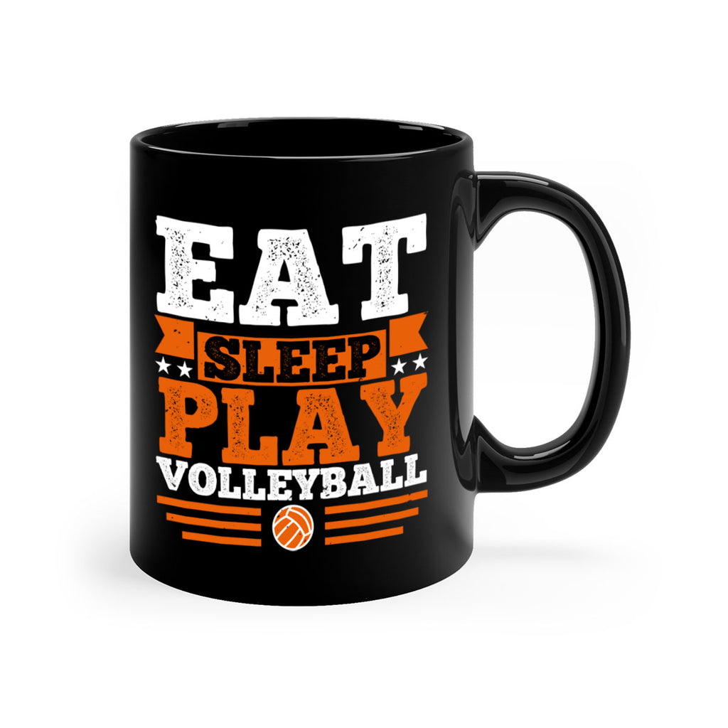 Eat sleep play volleyball 2341#- basketball-Mug / Coffee Cup