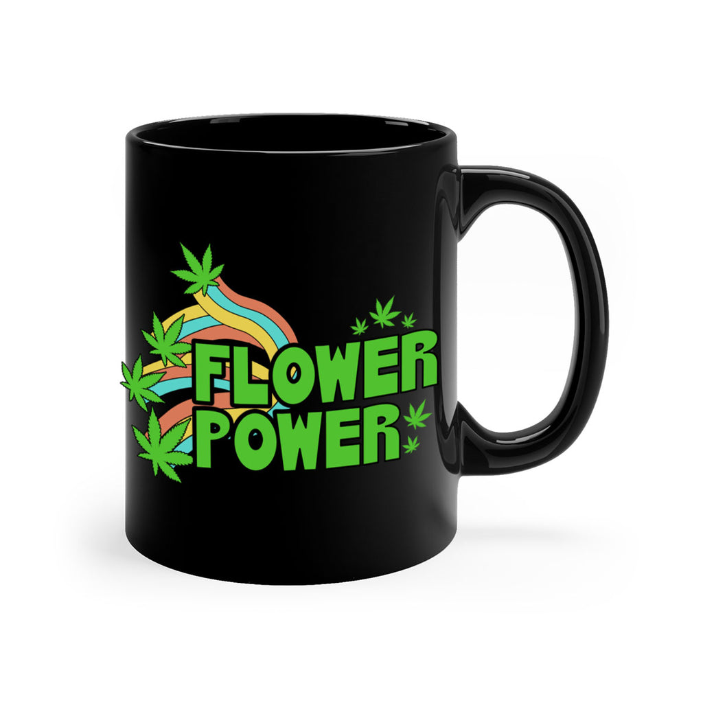 Flower Power Cannabis leaf 86#- marijuana-Mug / Coffee Cup