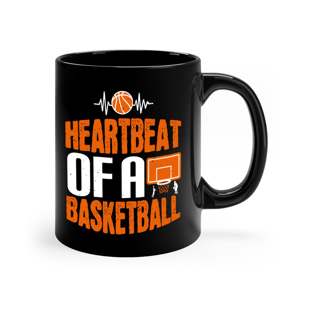 Heartbeat of a basketball 2298#- basketball-Mug / Coffee Cup