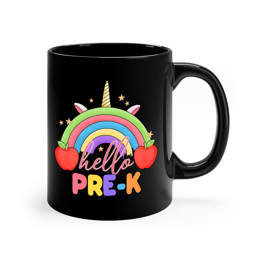 Hello PreK Unicorn Rainbow 7#- preK-Mug / Coffee Cup