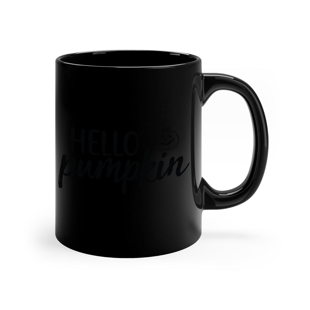 Hello Pumpkin 286#- fall-Mug / Coffee Cup