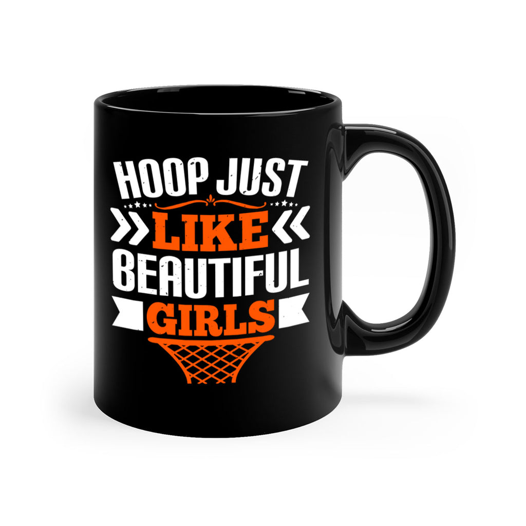 Hoop just like beautiful girls 2288#- basketball-Mug / Coffee Cup