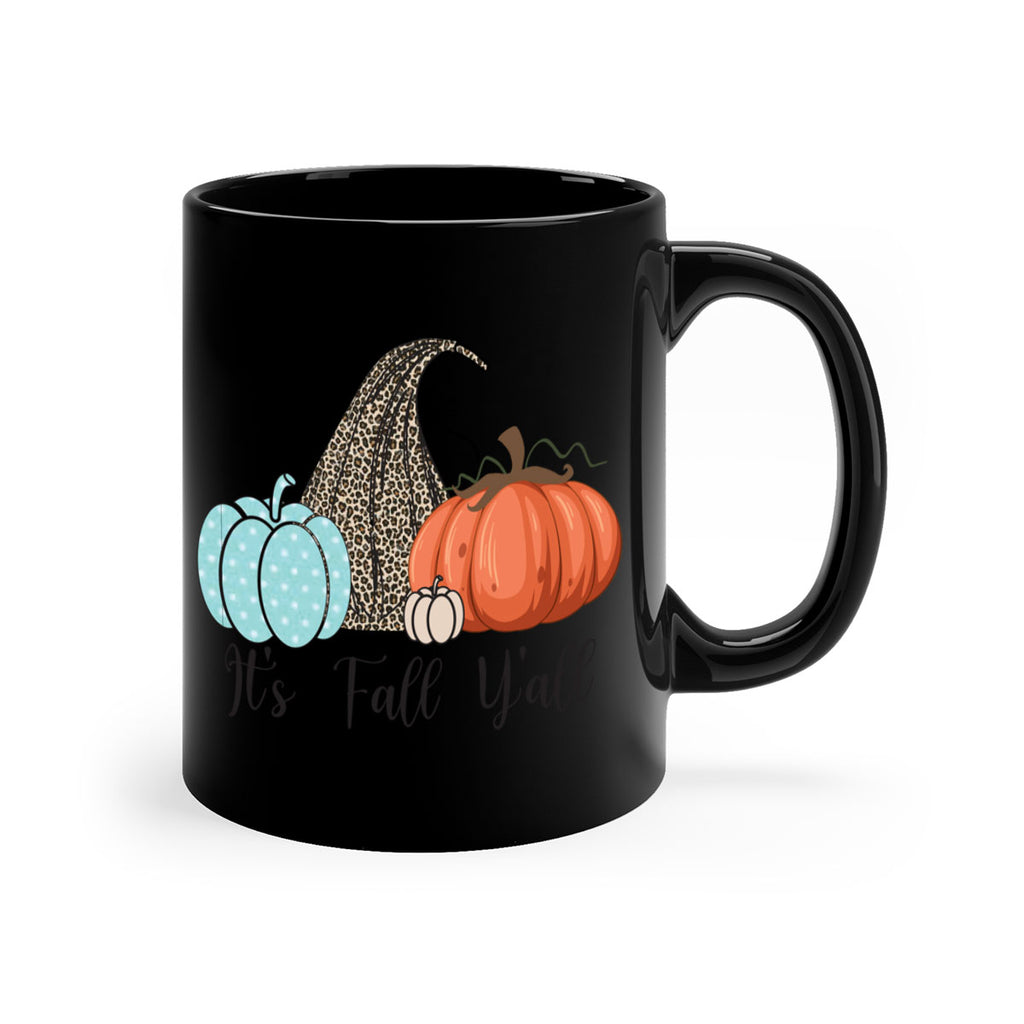 It s Fall Y all Pumpkin 363#- fall-Mug / Coffee Cup