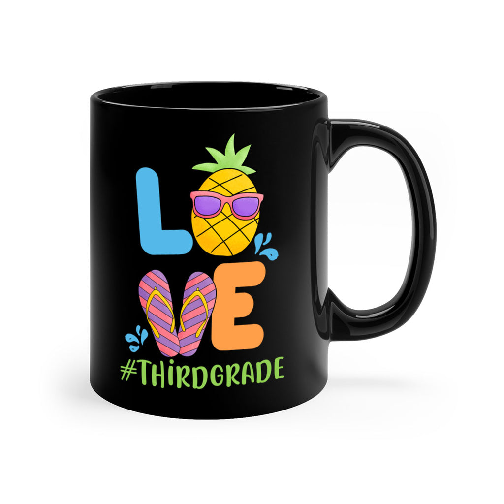 LOVE 3rd Grade Summer Pineapple 17#- Third Grade-Mug / Coffee Cup