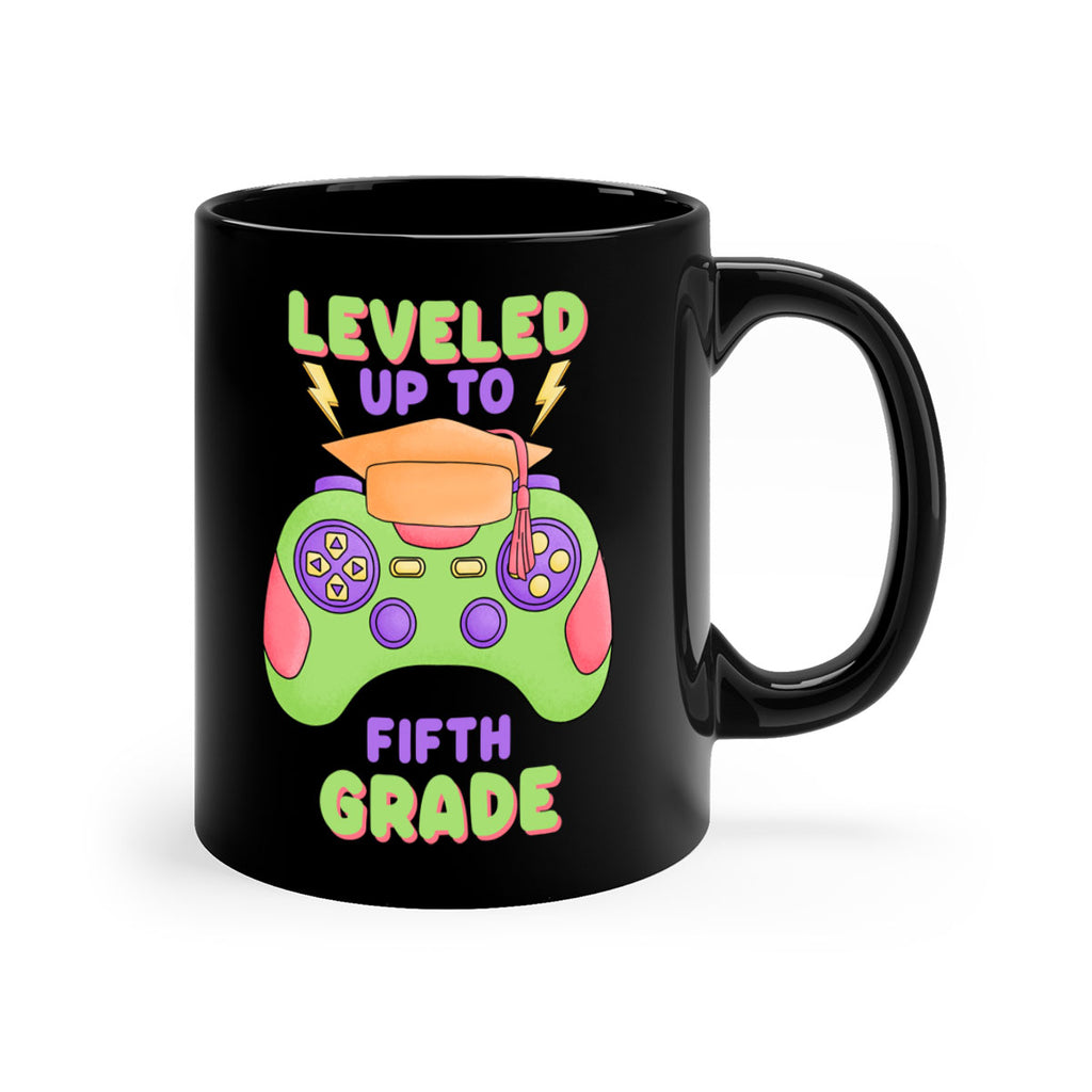 Leveled up to 5th Grade 17#- 5th grade-Mug / Coffee Cup
