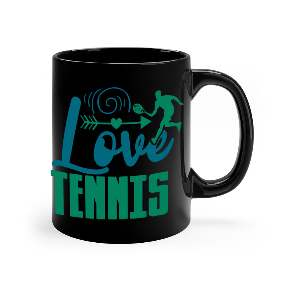 Love Tennis 729#- tennis-Mug / Coffee Cup