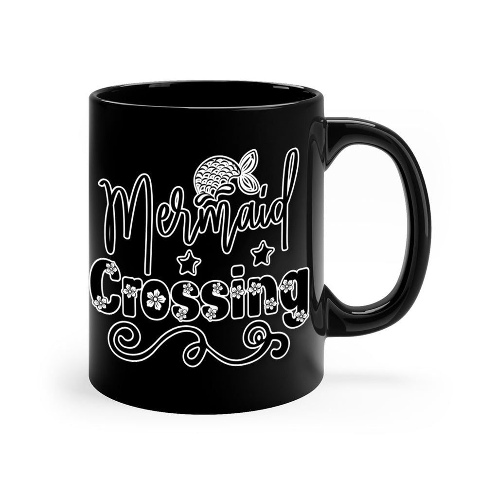 Mermaid Crossing 400#- mermaid-Mug / Coffee Cup