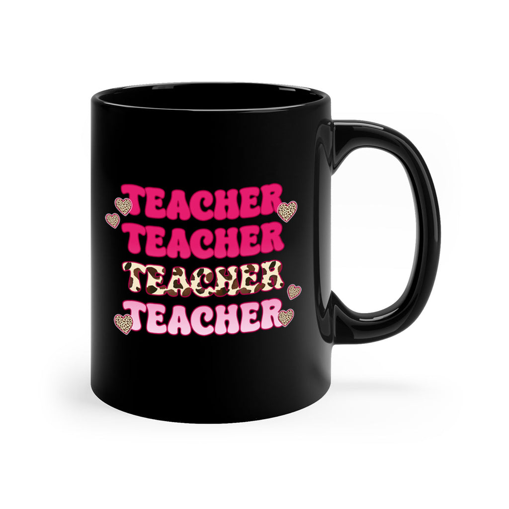 Retro Teacher Valentine 10#- teacher-Mug / Coffee Cup