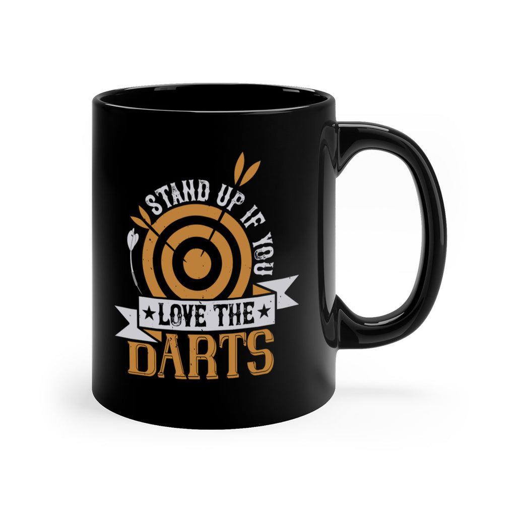 Stand up if you love the darts 1825#- darts-Mug / Coffee Cup