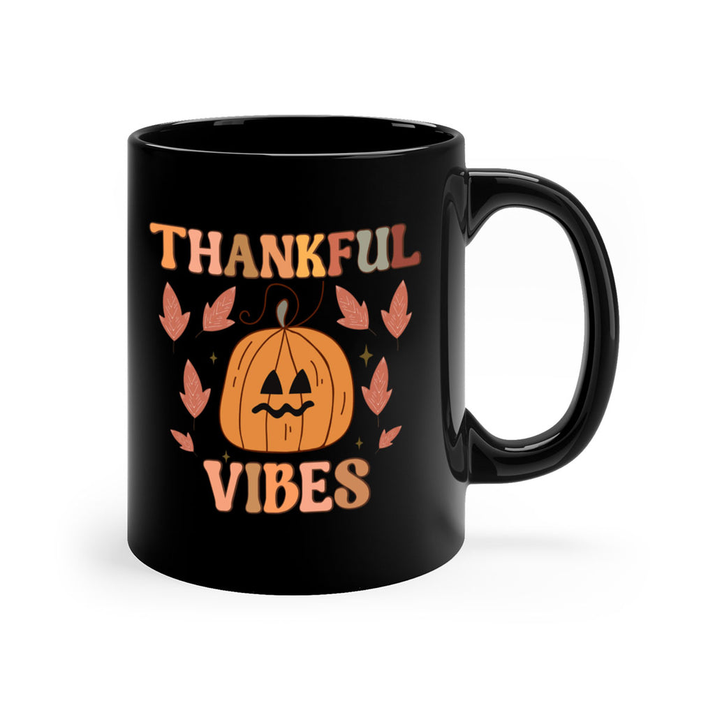 Thankful Vibes 607#- fall-Mug / Coffee Cup