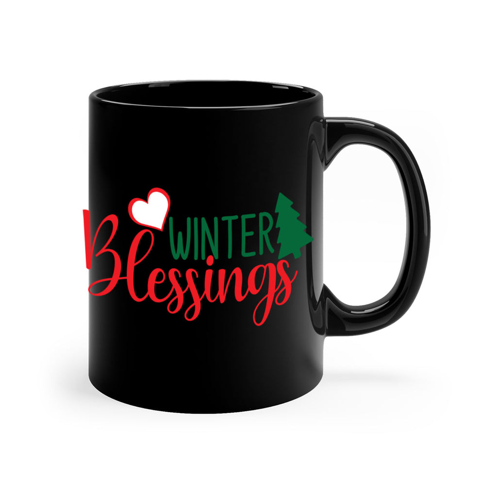 Winter Blessings 546#- winter-Mug / Coffee Cup