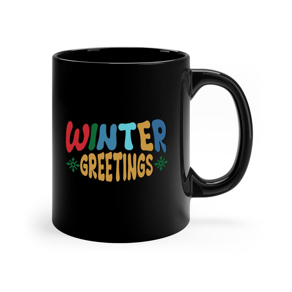 Winter Greetings 552#- winter-Mug / Coffee Cup