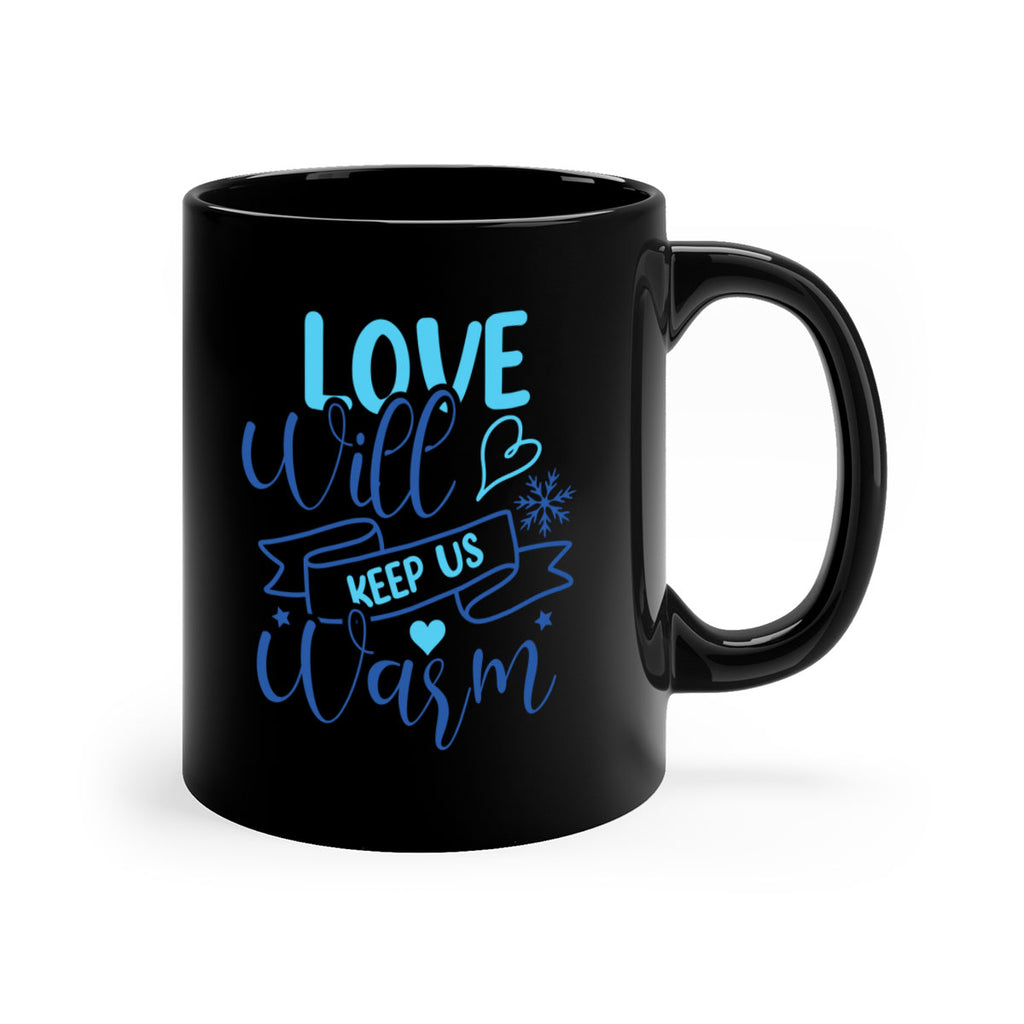 love will keep us warm 313#- winter-Mug / Coffee Cup