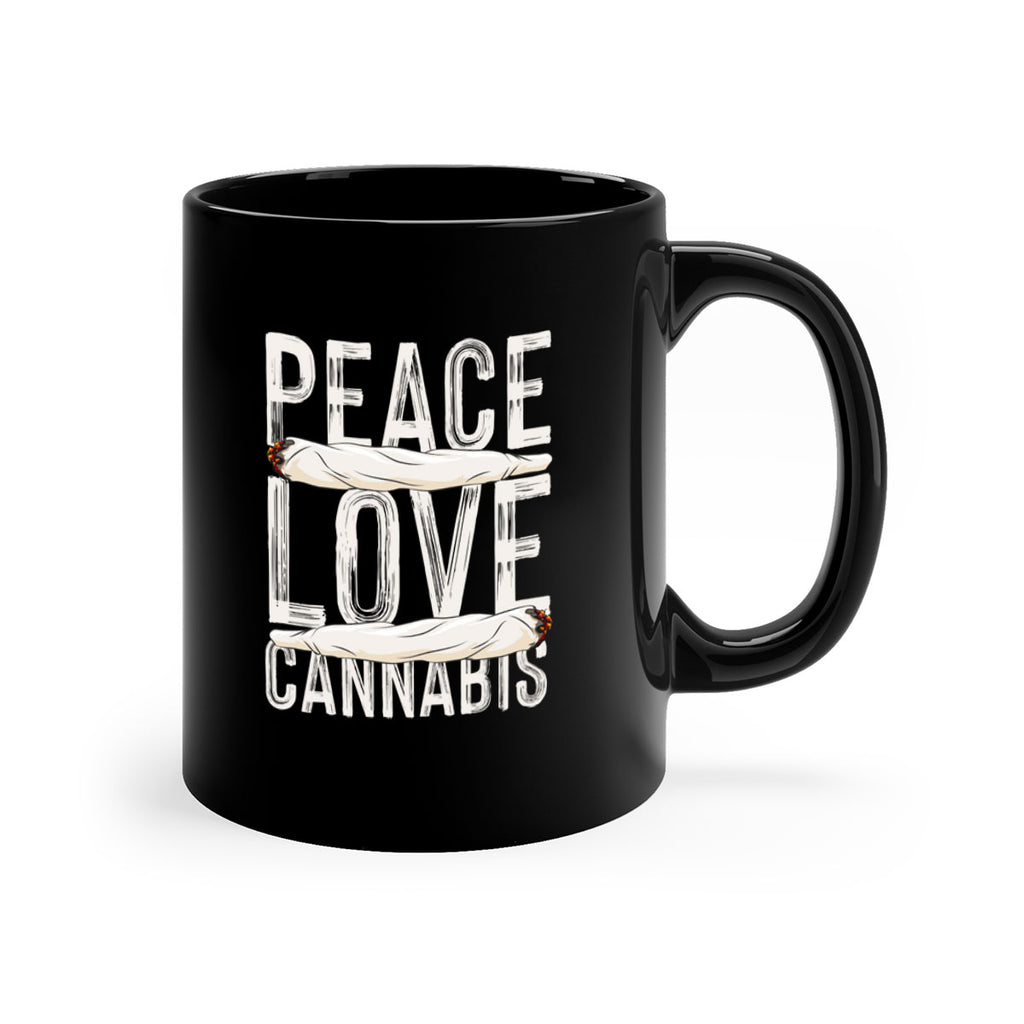 peace love cannabis 216#- marijuana-Mug / Coffee Cup