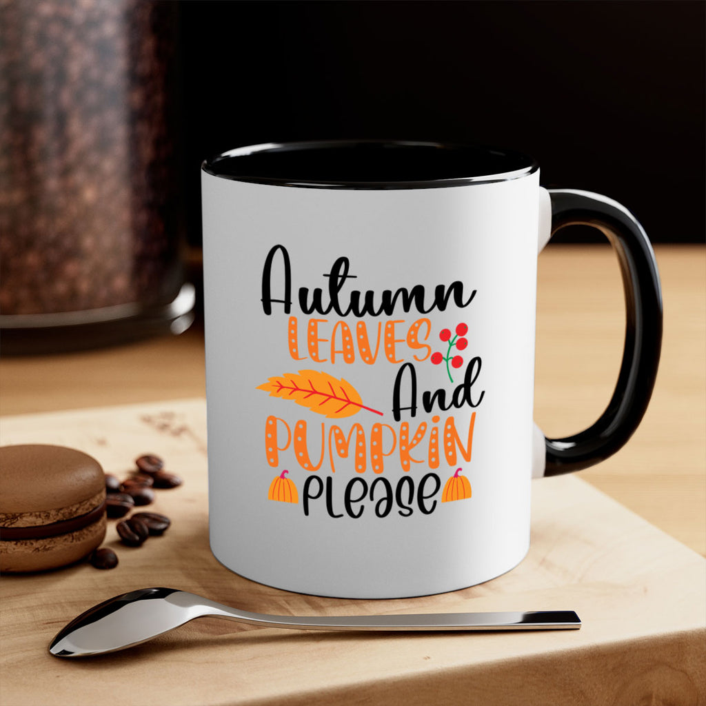 Autumn Leaves And Pumpkin Please 26#- fall-Mug / Coffee Cup