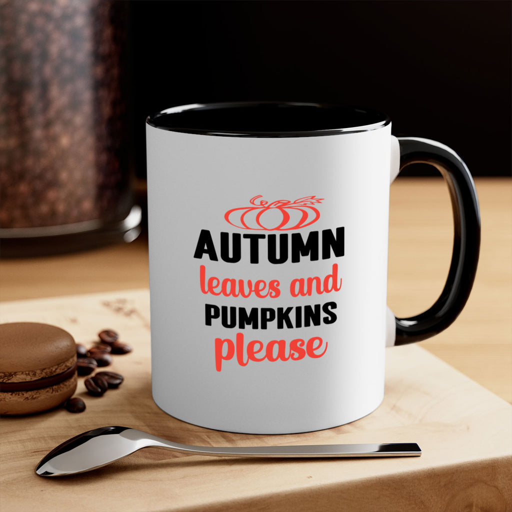 Autumn leaves and pumpkins please 27#- fall-Mug / Coffee Cup
