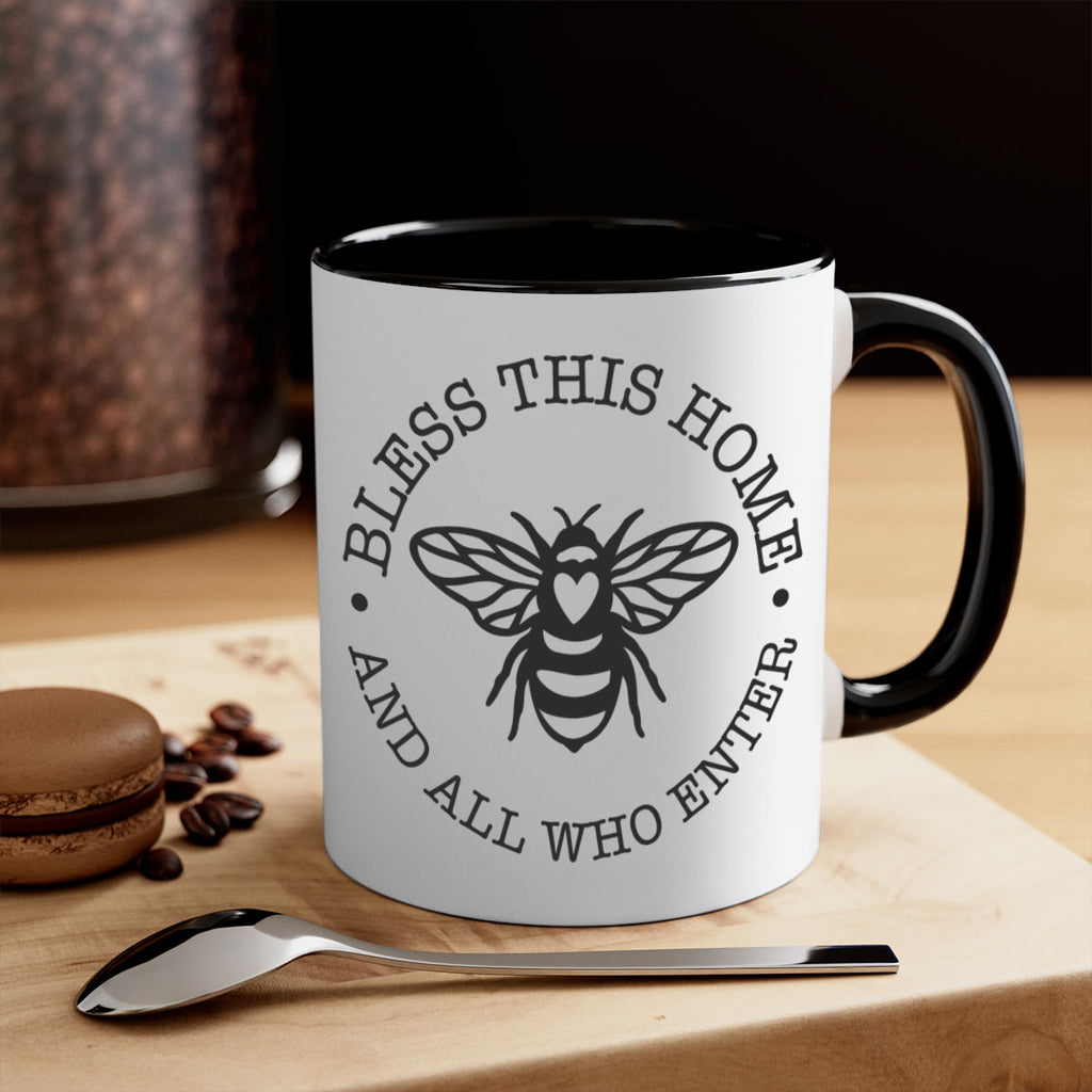 Bless this Home Bee59#- spring-Mug / Coffee Cup