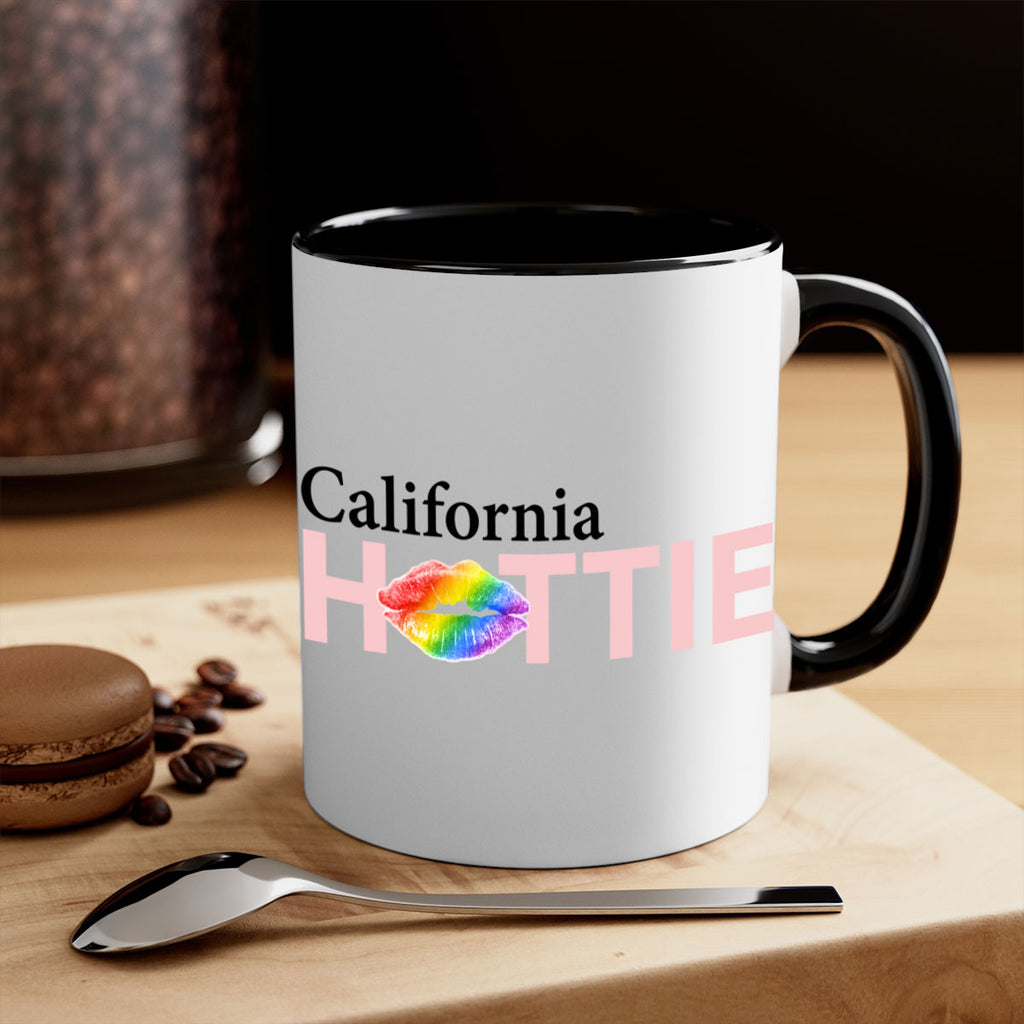 California Hottie with rainbow lips 5#- Hottie Collection-Mug / Coffee Cup