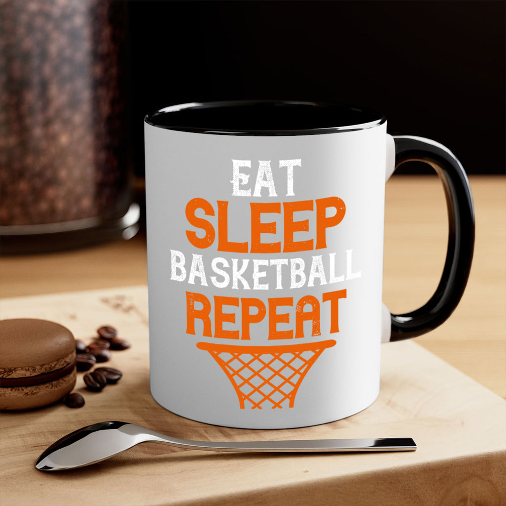 Eat more sleep basketball repeat 2351#- basketball-Mug / Coffee Cup