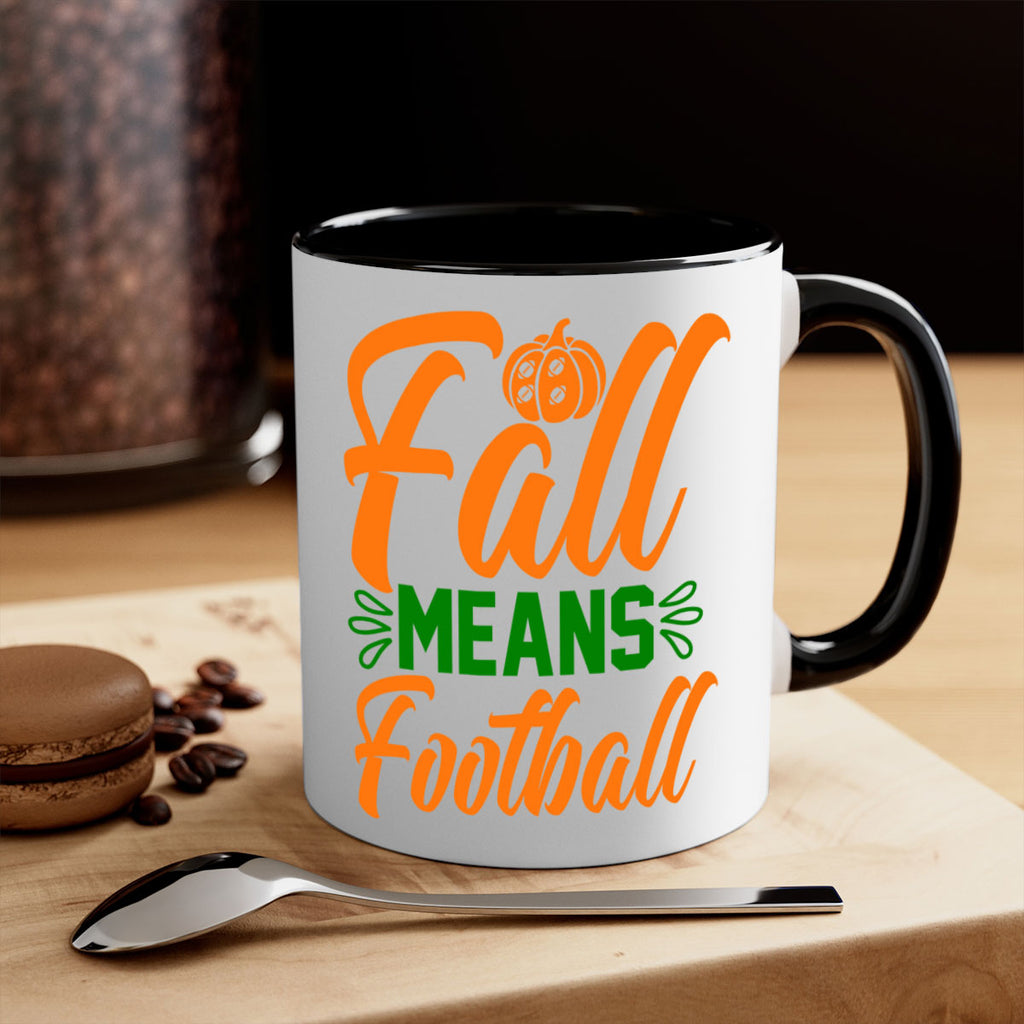 Fall Means Football 122#- fall-Mug / Coffee Cup