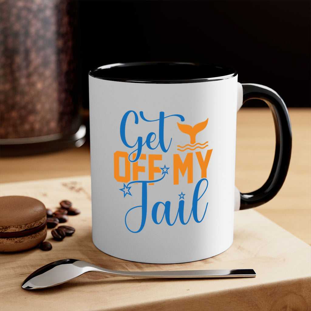 Get off My Tail 168#- mermaid-Mug / Coffee Cup