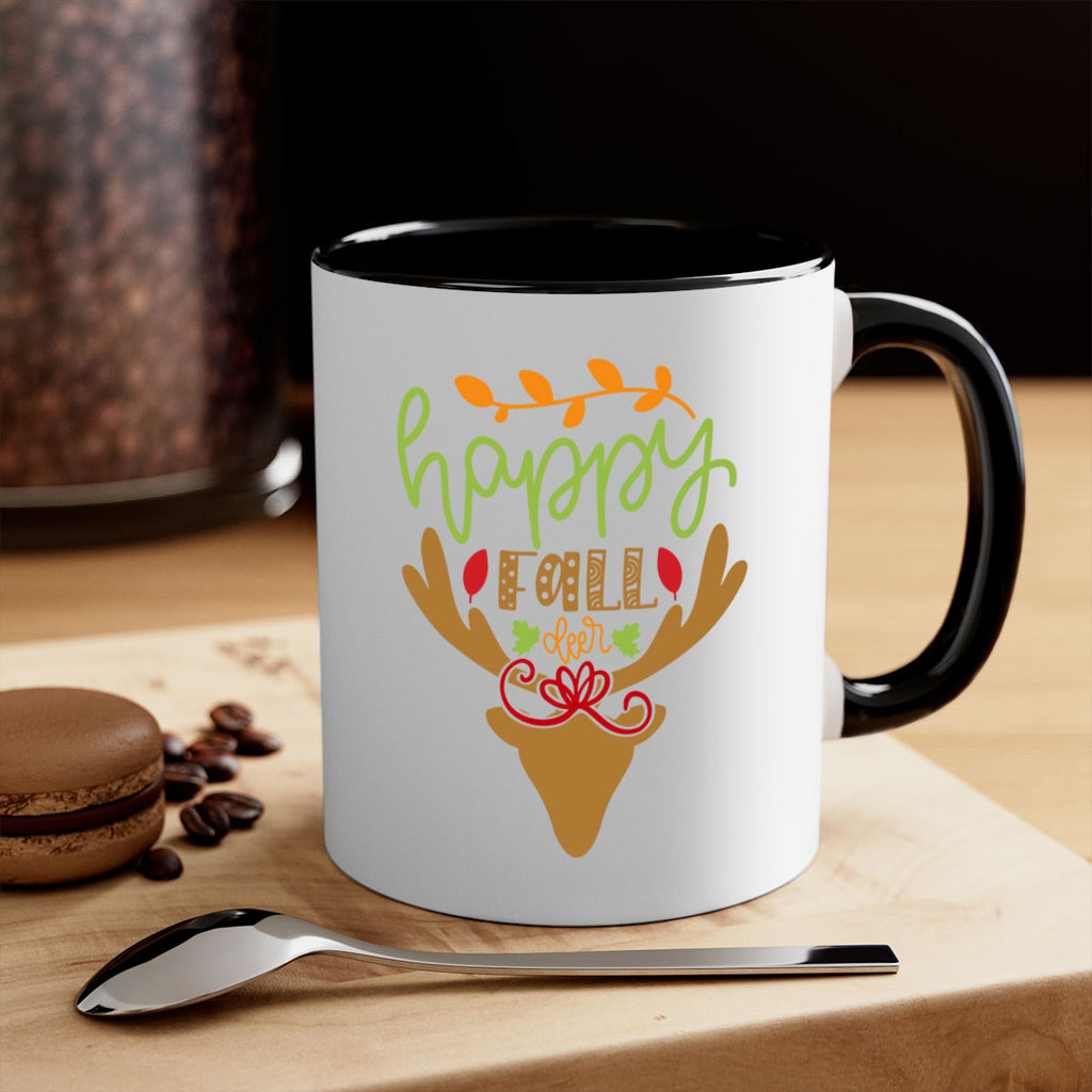 Happy Fall deer 219#- fall-Mug / Coffee Cup