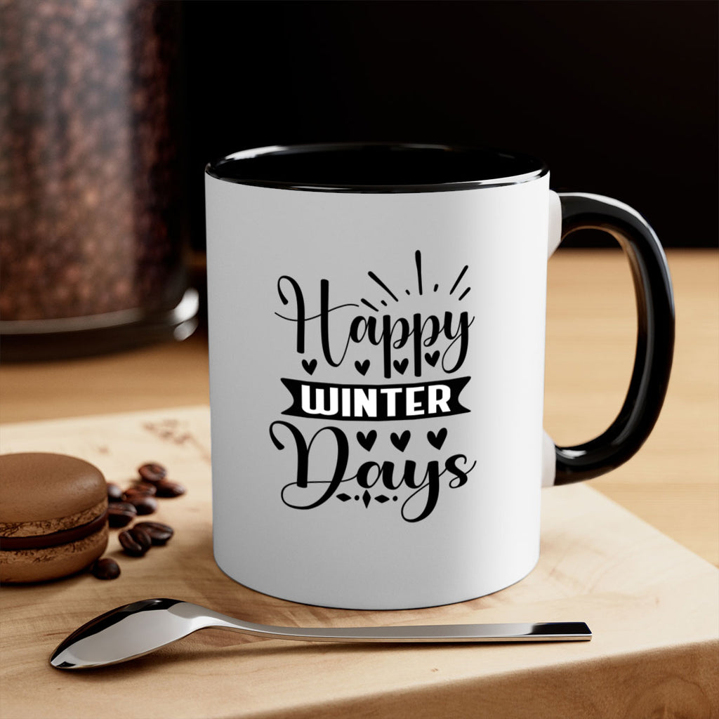 Happy Winter Days 125#- winter-Mug / Coffee Cup
