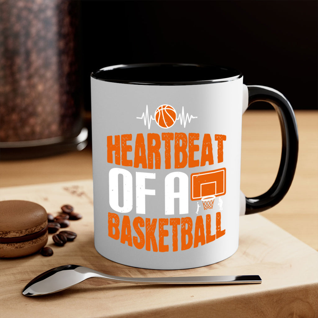 Heartbeat of a basketball 2298#- basketball-Mug / Coffee Cup