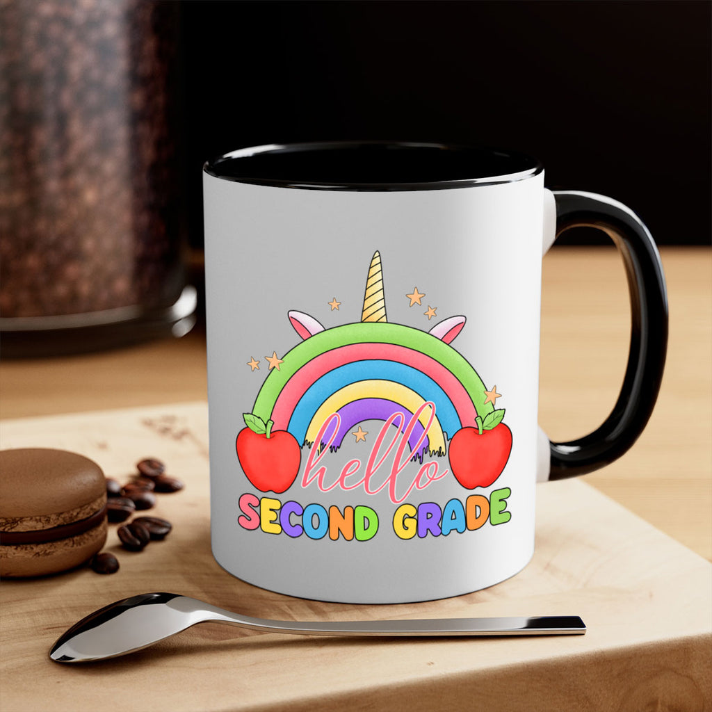 Hello 2nd Grade Unicorn Rainbow 13#- second grade-Mug / Coffee Cup