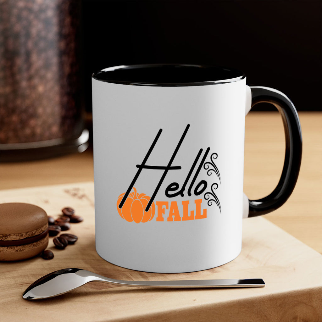 Hello Fall 281#- fall-Mug / Coffee Cup