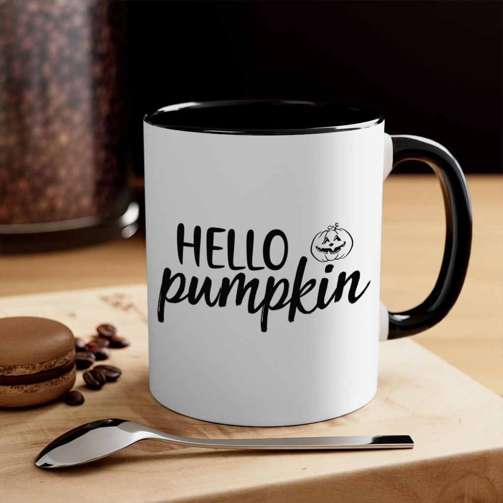 Hello Pumpkin 286#- fall-Mug / Coffee Cup