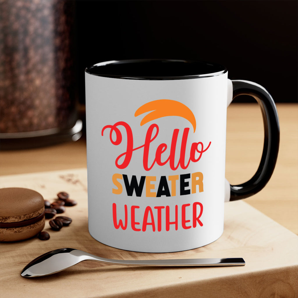 HelloSweaterWeather 301#- fall-Mug / Coffee Cup