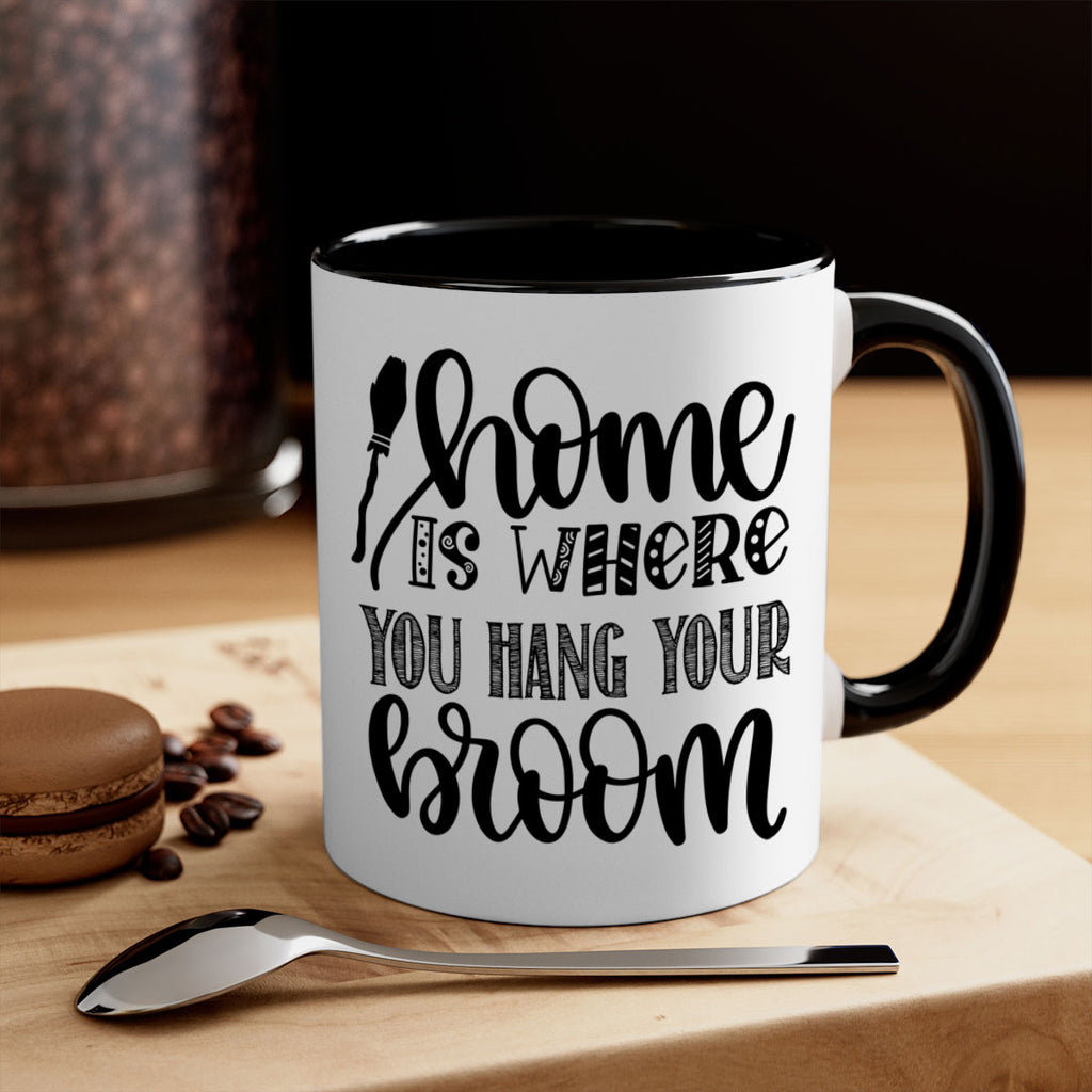 Home Is Where You Hang Your Broom 315#- fall-Mug / Coffee Cup