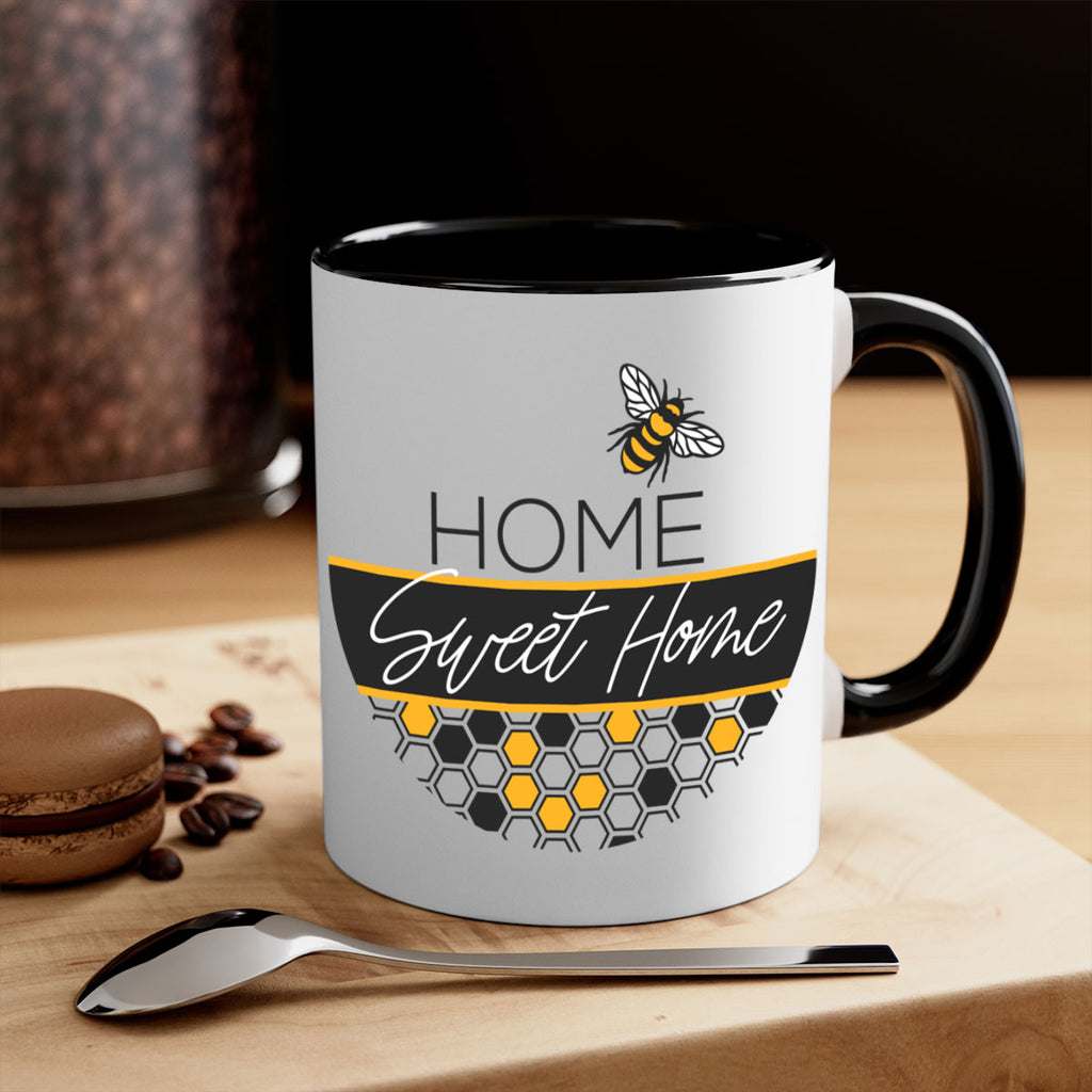 Home Sweet Home Bee and hive pattern243#- spring-Mug / Coffee Cup
