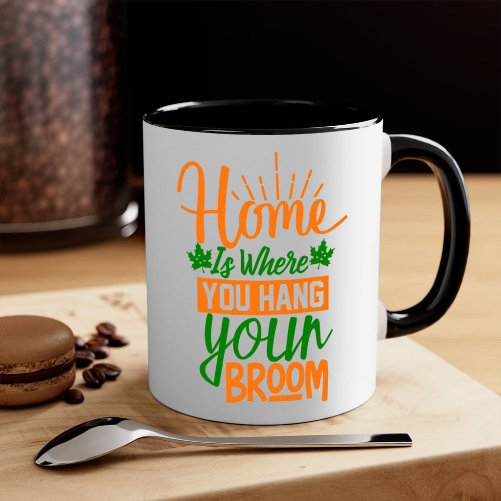 Home is Where You Hang Your Broom 314#- fall-Mug / Coffee Cup