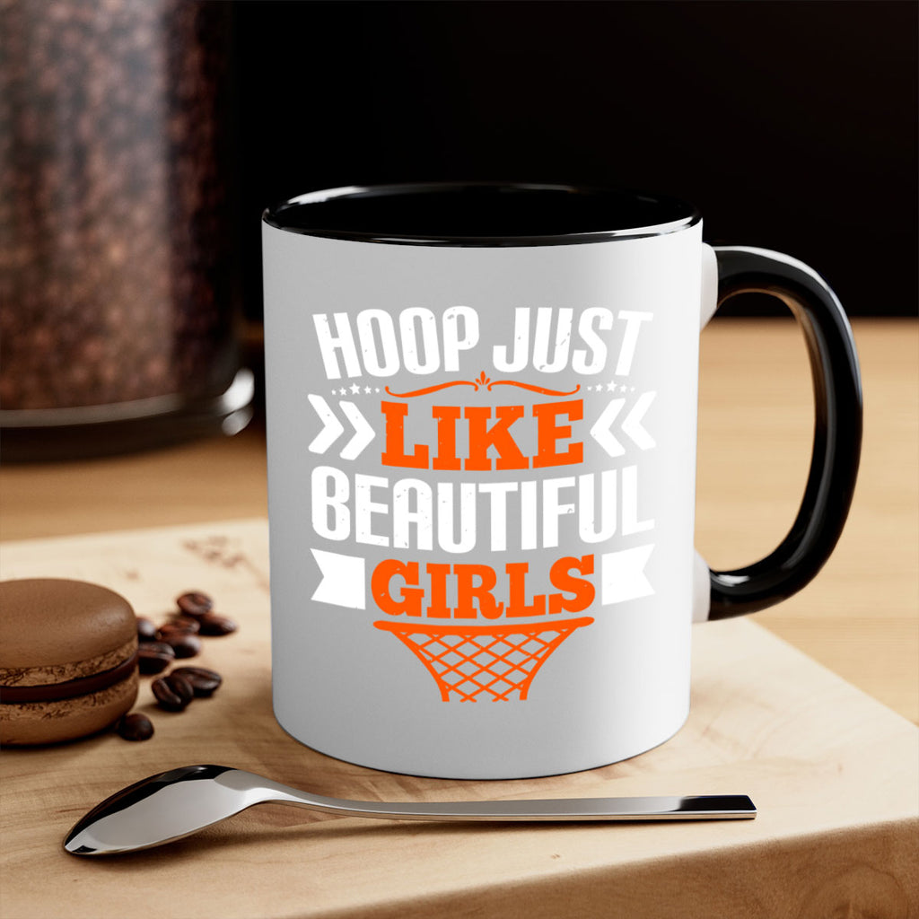 Hoop just like beautiful girls 1179#- basketball-Mug / Coffee Cup