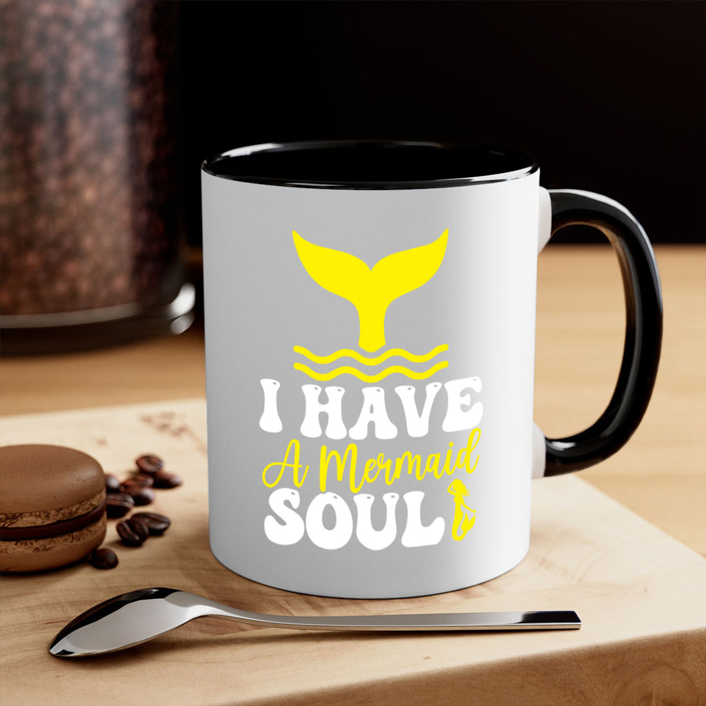 I Have a Mermaid Soul 206#- mermaid-Mug / Coffee Cup