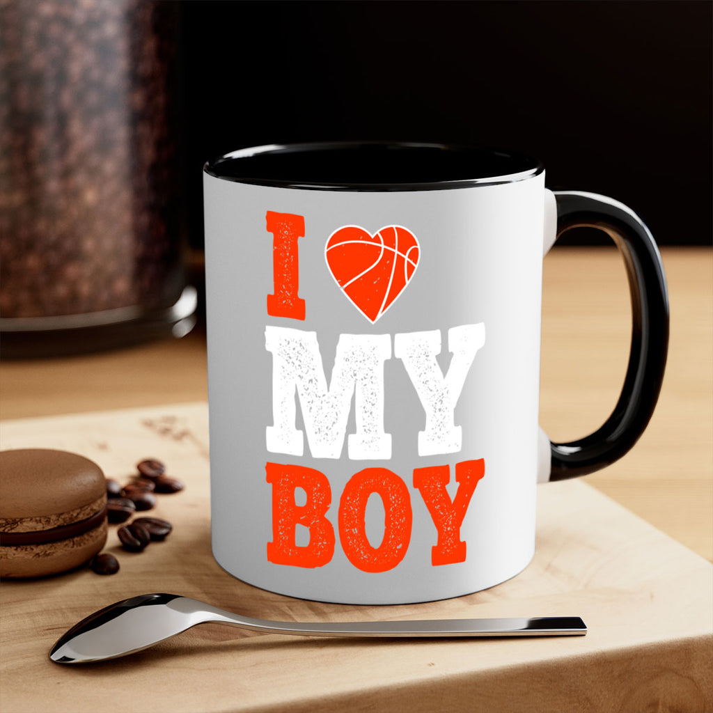I love my boy 2254#- basketball-Mug / Coffee Cup