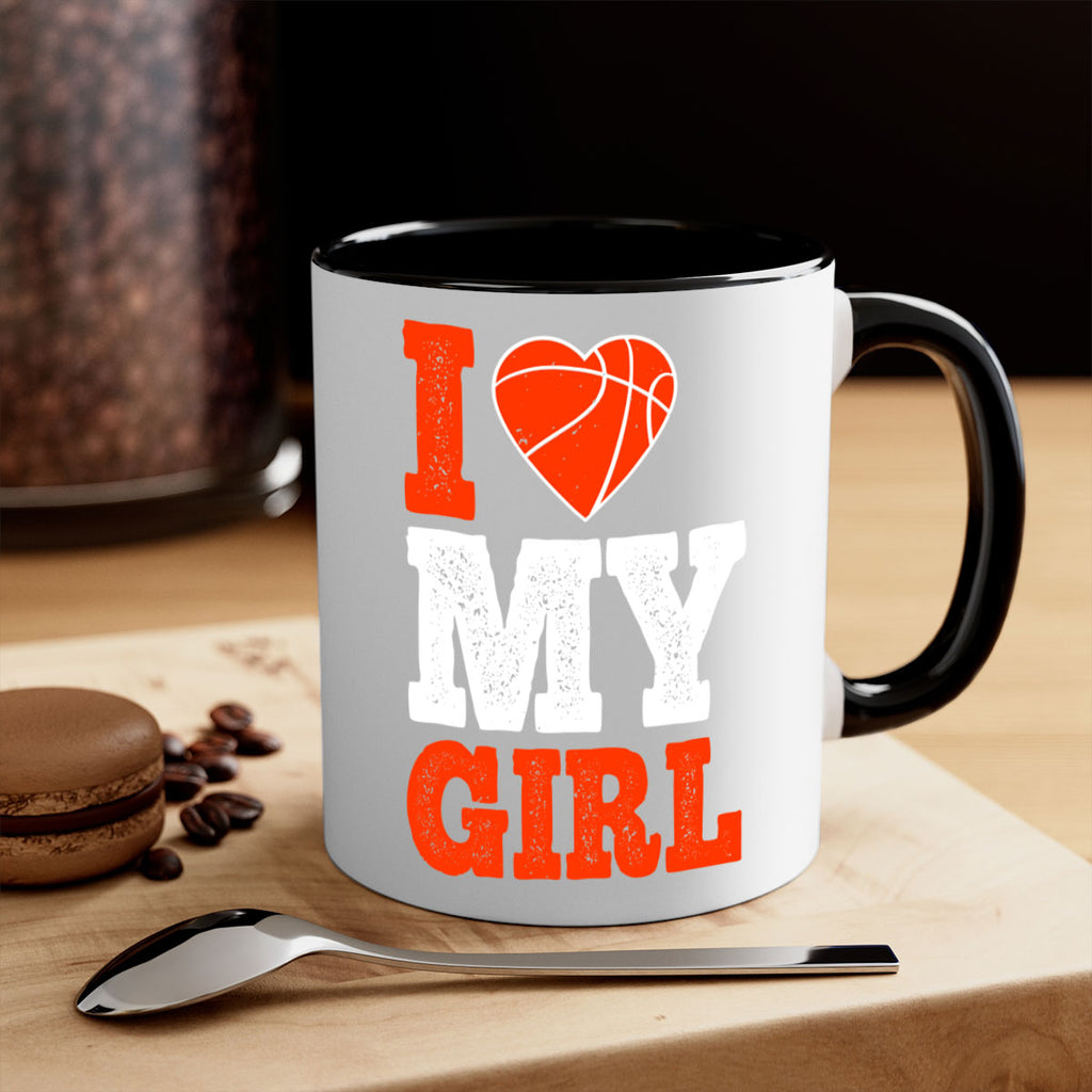 I love my girl 2244#- basketball-Mug / Coffee Cup