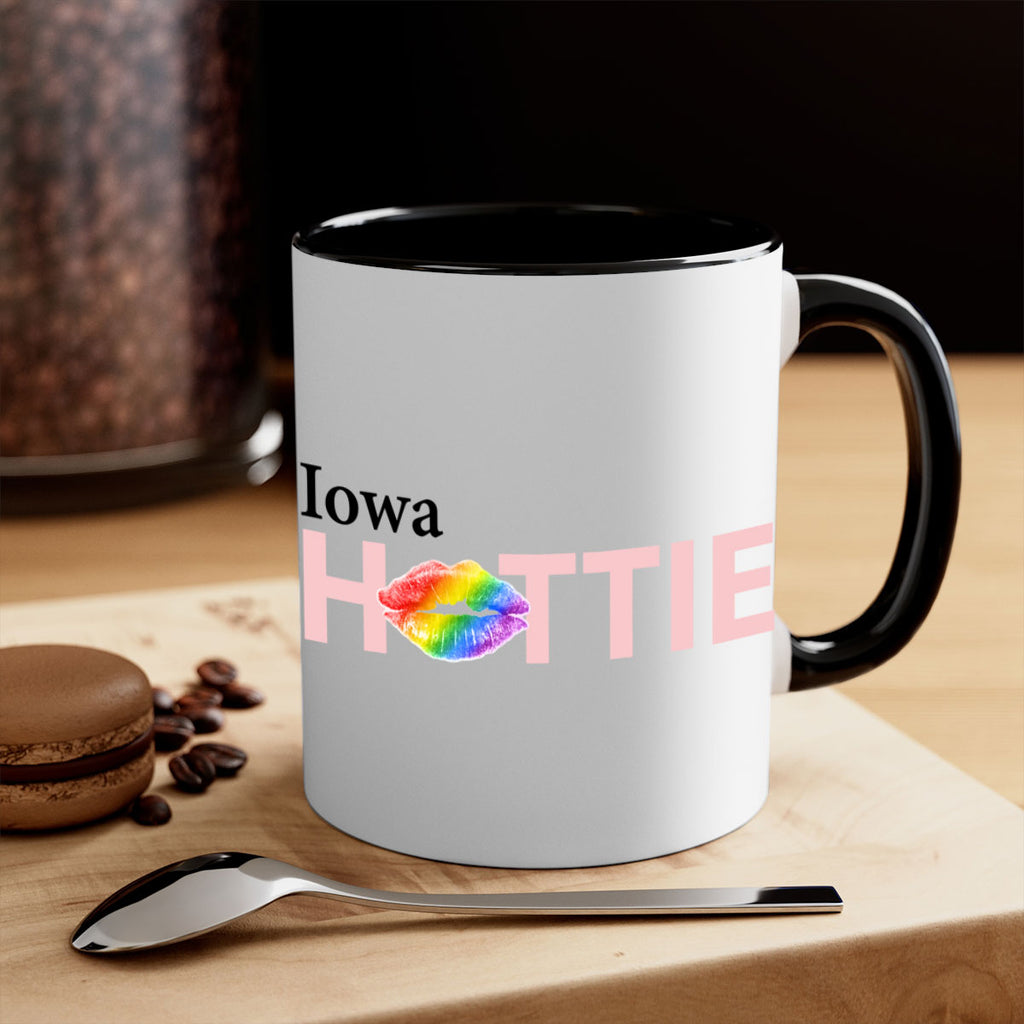 Iowa Hottie with rainbow lips 15#- Hottie Collection-Mug / Coffee Cup