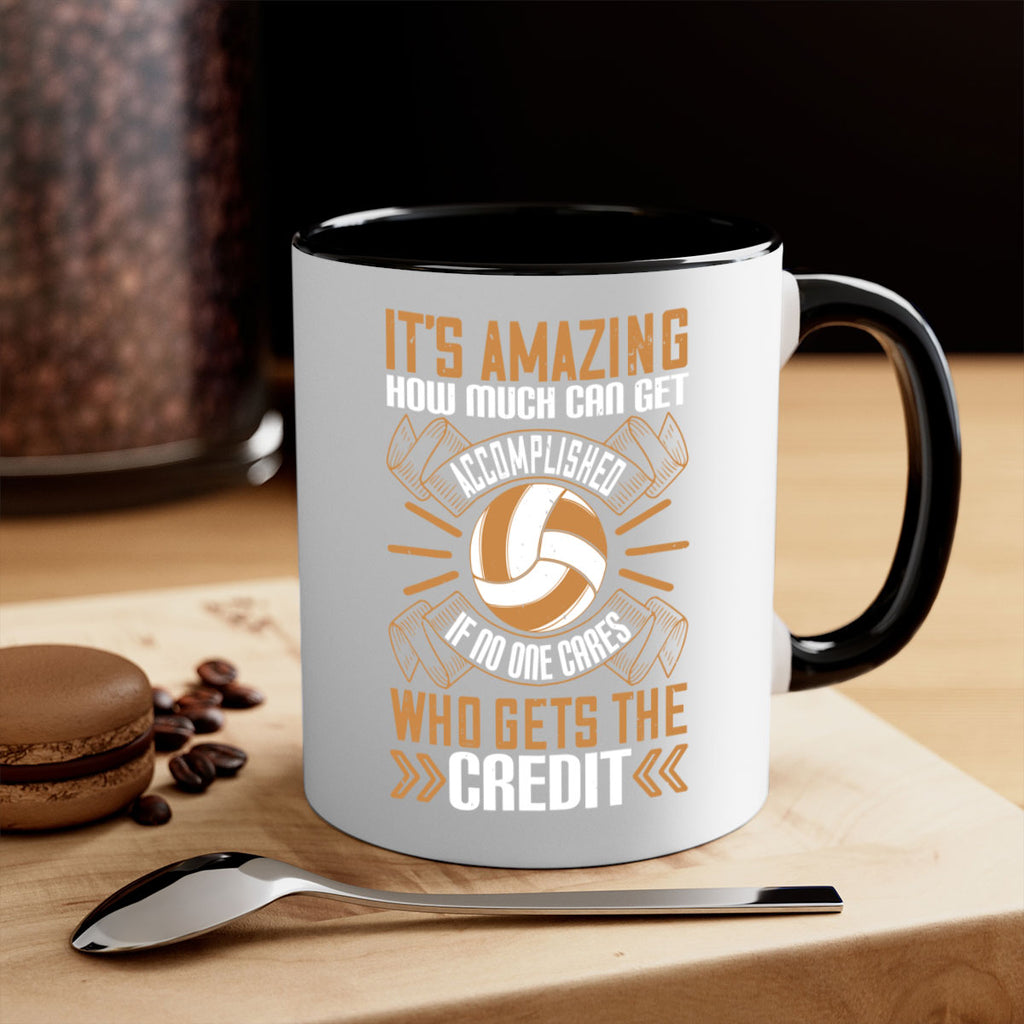 It’s amazing how much can get accomplished if no one cares who gets the credit Style 983#- volleyball-Mug / Coffee Cup