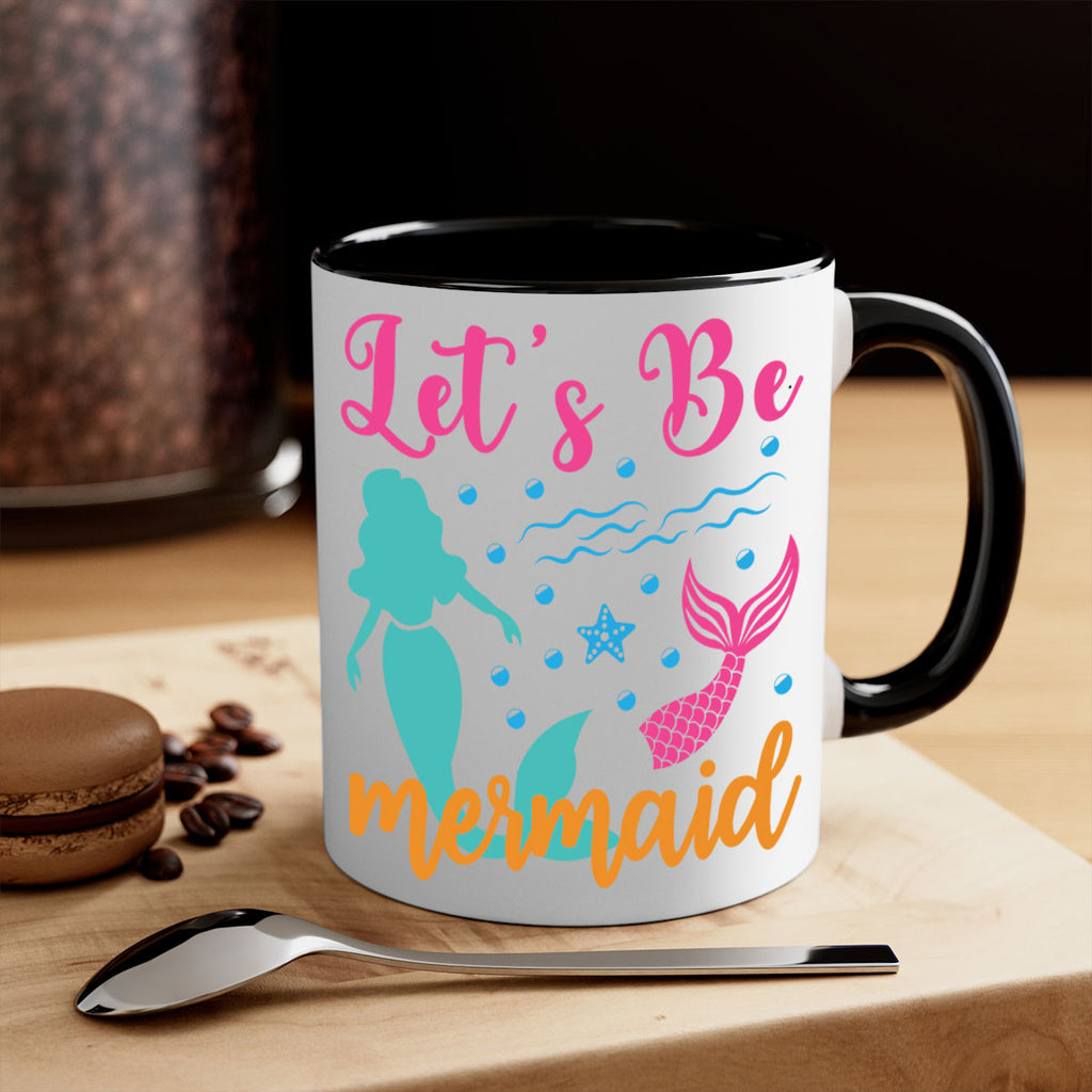 Lets Be Mermaids Design 301#- mermaid-Mug / Coffee Cup