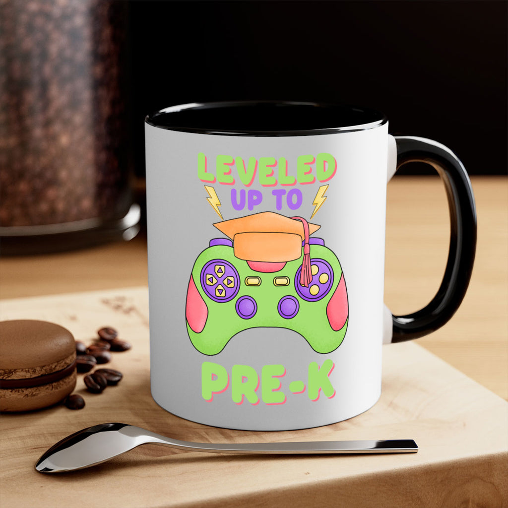 Leveled up to PreK Gamer 16#- preK-Mug / Coffee Cup