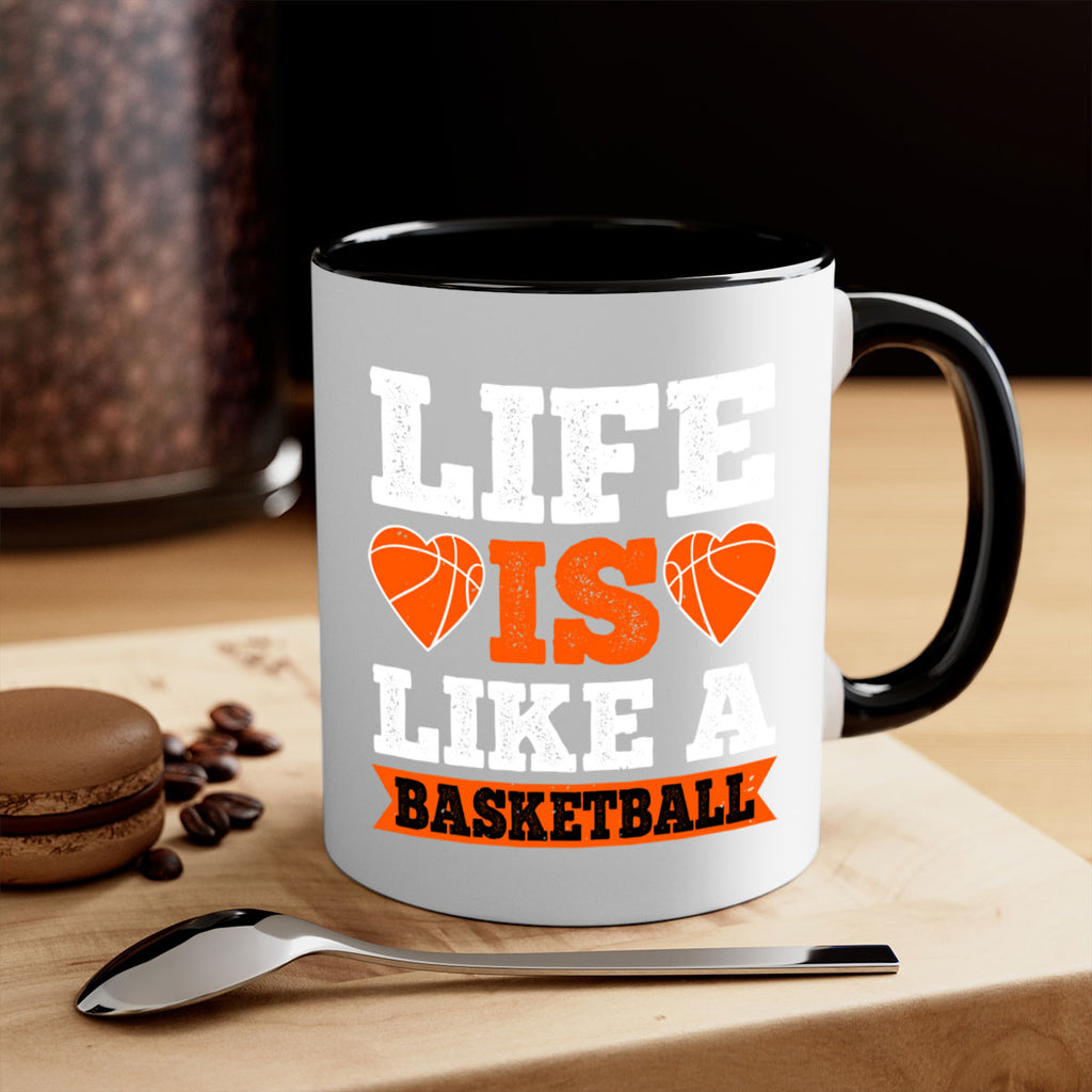 Life is like a basketball 897#- basketball-Mug / Coffee Cup