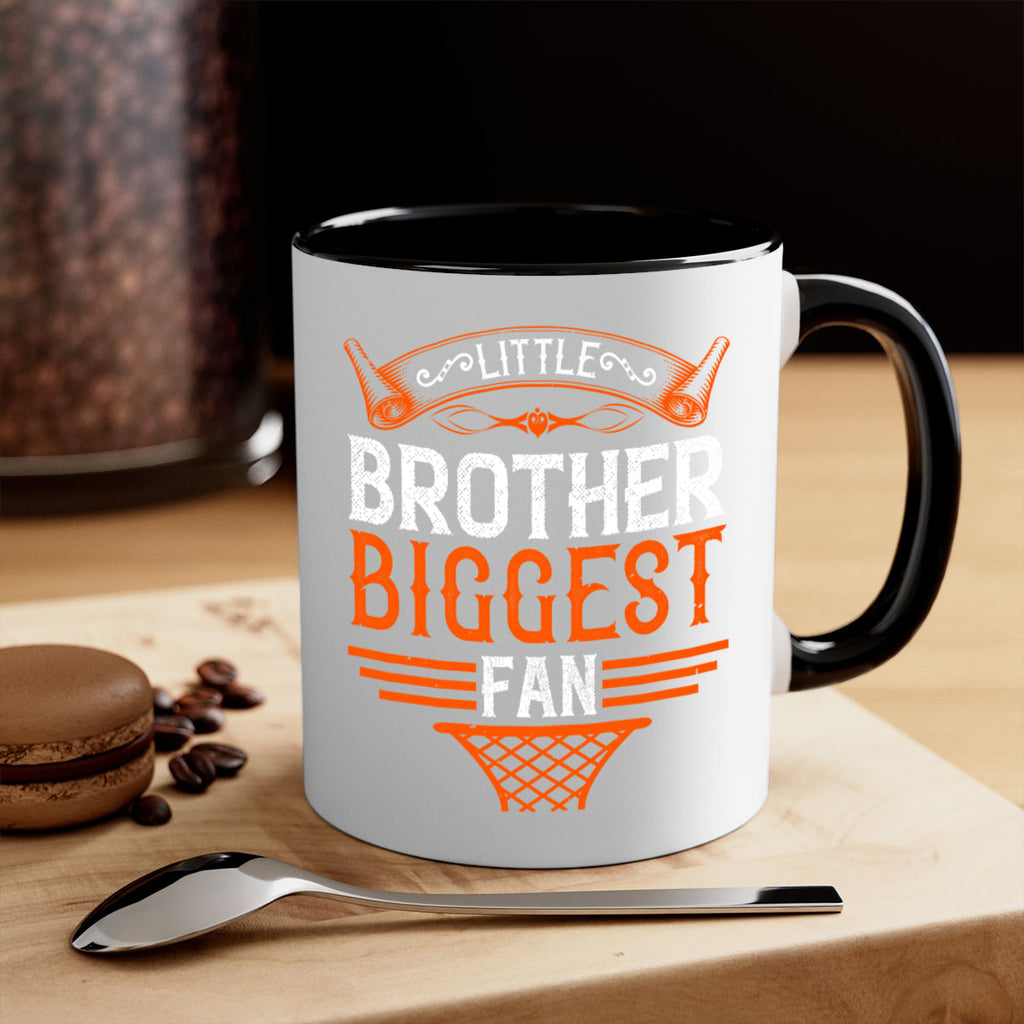 Little brother biggest fan 873#- basketball-Mug / Coffee Cup
