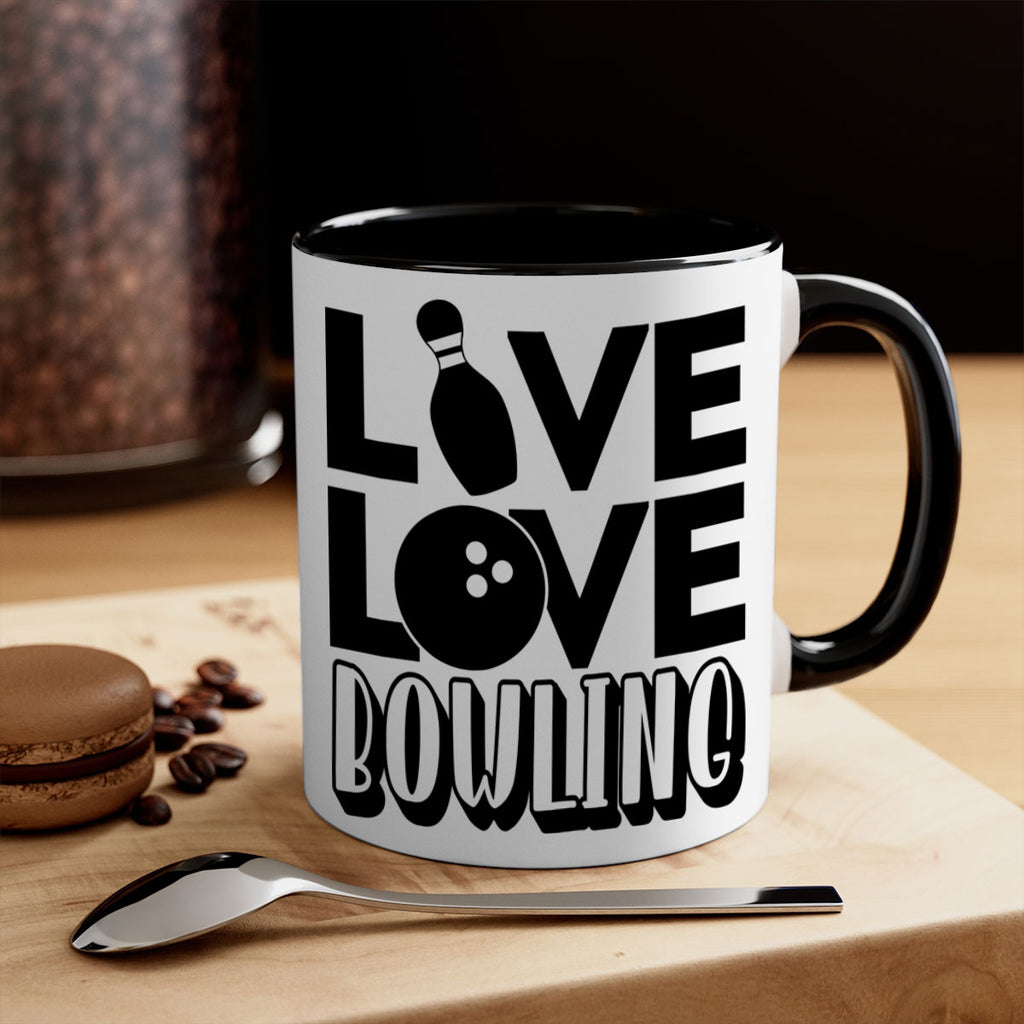 Live Love Bowling 833#- bowling-Mug / Coffee Cup