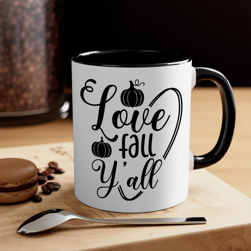 Love Fall Yall 412#- fall-Mug / Coffee Cup